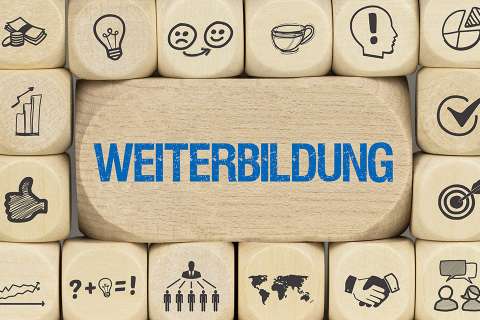 Foto: Schriftzug Weiterbildung